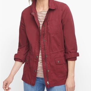 Talbots Maroon Cotton Jacket NWT